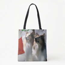 Sable Rough Collie Christmas