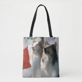 Sable Rough Collie Christmas