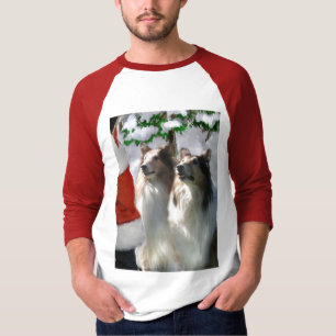 Sable Rough Collie Christmas Geschenke T-Shirt