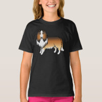 Sable Rough Collie Niedlich Cartoon Dog
