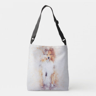 Sable Rough Collie Puppy Crossbody Bag Tragetaschen Mit Langen Trägern
