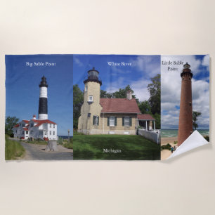 Sables & White River Lighthouse Strandtuch