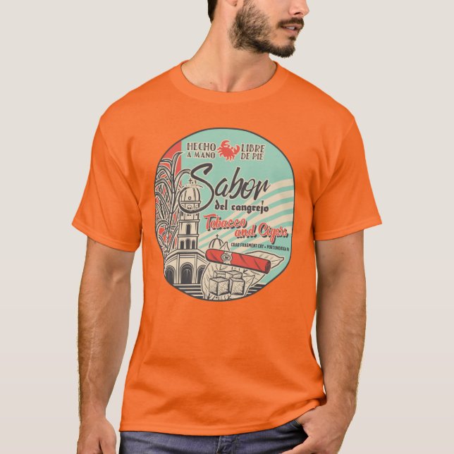 Sabor del Cangrejo Tropisches T-Shirt (Vorderseite)