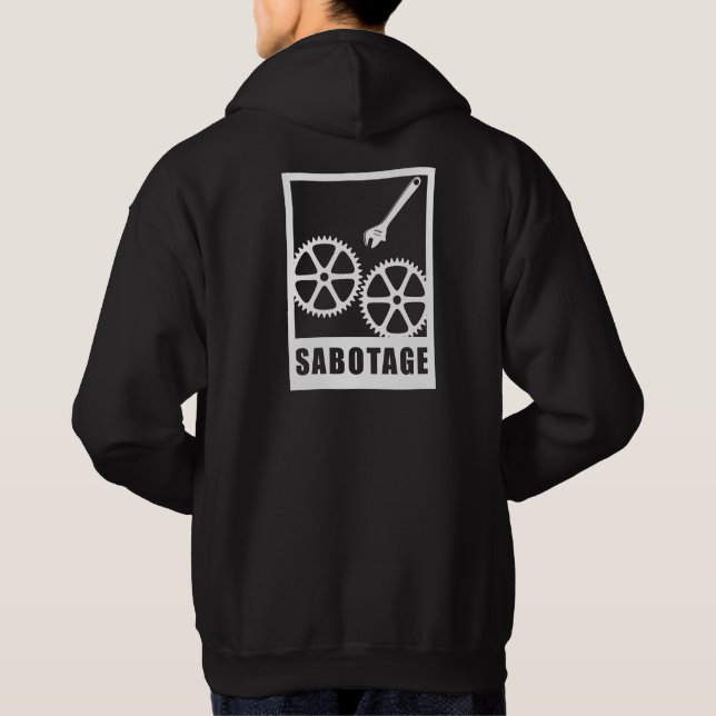 Sabotage Hoodie (Rückseite)