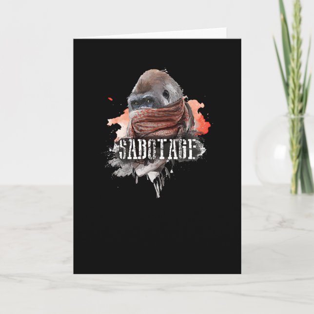 Sabotage Karte (Vorderseite)