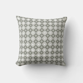 Sabre Gray Throw Pillow Kissen