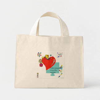 Sac Fière maman d'un fils autiste Mini Stoffbeutel