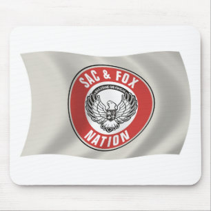 Sac & Fox Nation (Oklahoma) Flag-Mauspad Mousepad