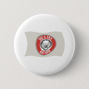 Sac & Fox Nation (Oklahoma) Flagge Button
