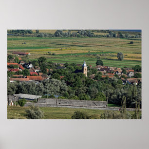 Sacadate Dorf Kreis Sibiu Rumänien Poster