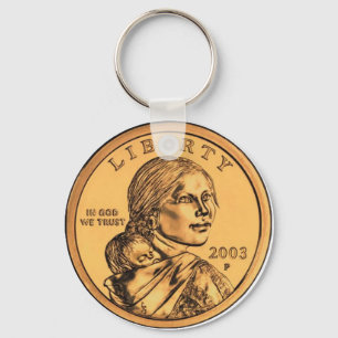Sacagawea Dollar Schlüsselanhänger