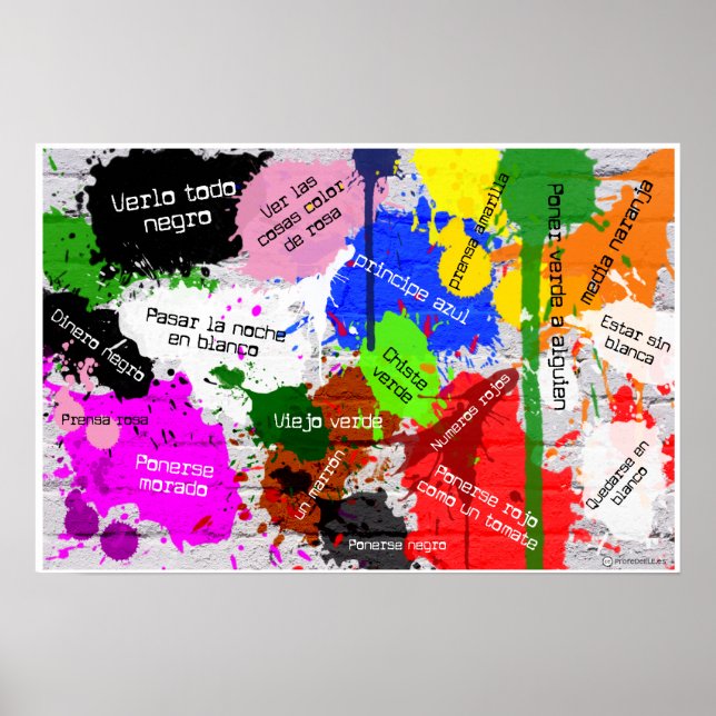 Sacándole los colores al español poster (Vorne)