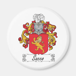 Sacco Familienwappen Magnet