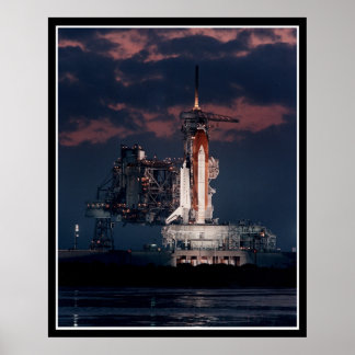 Sace Shuttle nachts Poster