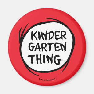 Sache 1 Sache 2 - Kindergarten Dinge Magnet