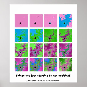 Sachen beginnen gerade, aufregend zu erhalten! poster