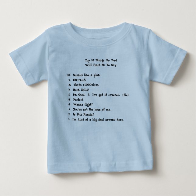 Sachen der Spitzen-10 mein Vater             … Baby T-shirt (Vorderseite)