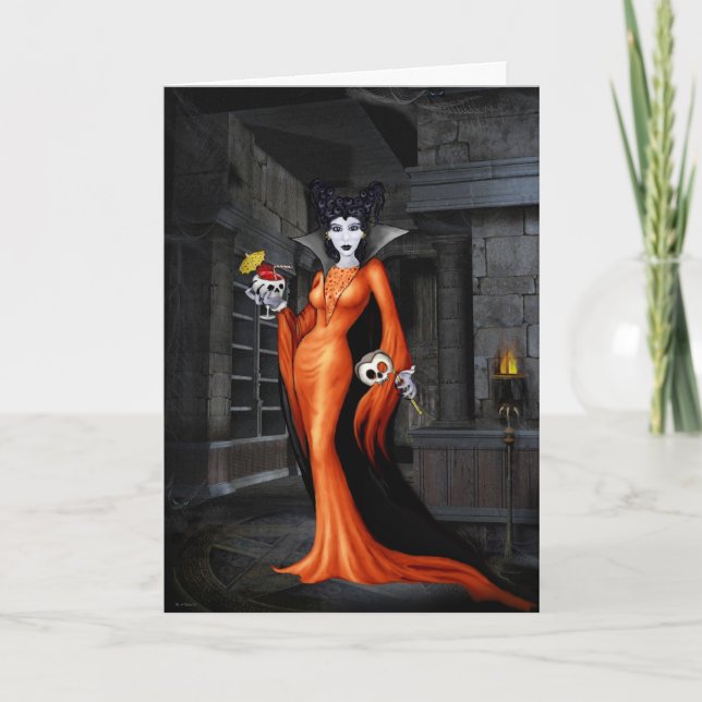 Sachen, die Stoß in der Nachthalloween-Karte gehen Karte (Vorderseite)