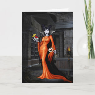 Sachen, die Stoß in der Nachthalloween-Karte gehen Karte