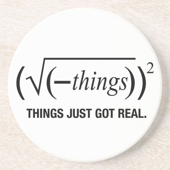 Sachen got gerade wirkliches getränkeuntersetzer (Vorne)