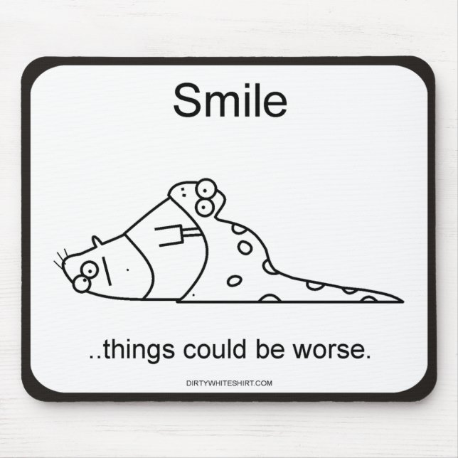 Sachen konnten schlechter sein mousepad (Vorne)