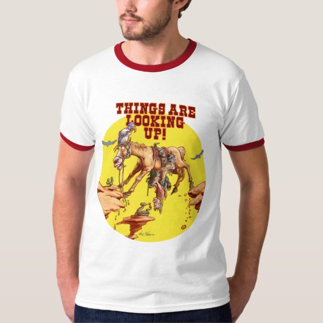 Sachen schauen oben! T-Shirt (Vorderseite)