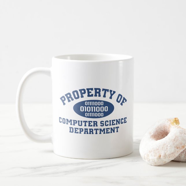Sachgebiet Informatik (blau) Tasse (Mit Donut)