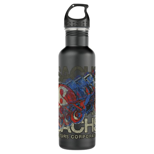 Sachs Motors Corporation 1968 Edelstahlflasche (Vorderseite)