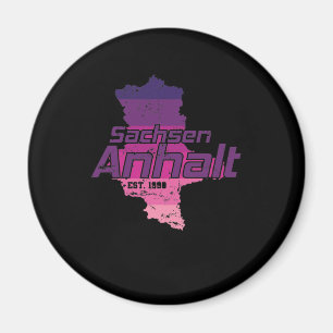 Sachsen Anhalt Bundesland Deutschland Stadt Magnet