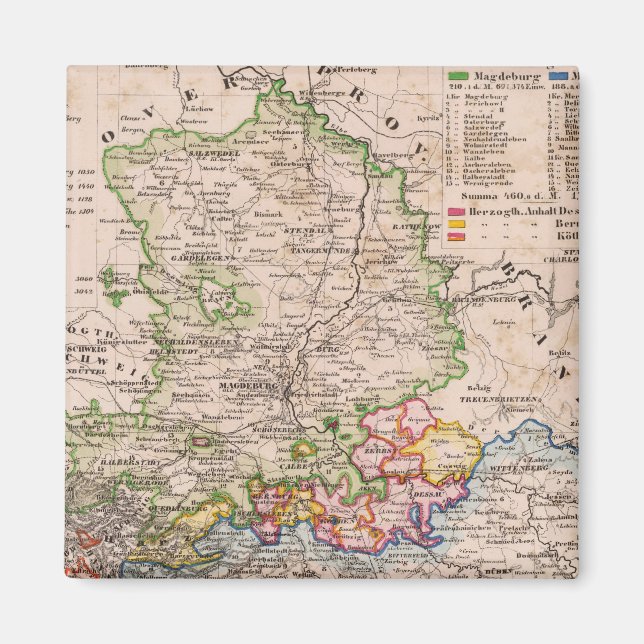 Sachsen, Anhalt Magnet (Vorne)