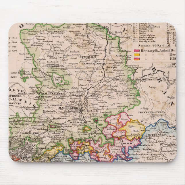 Sachsen, Anhalt Mousepad (Vorne)