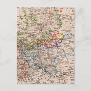 Sachsen, Anhalt Postkarte