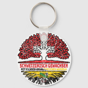 Sachsen-Anhalt Schweizer Schweiz Baum Schlüsselanhänger