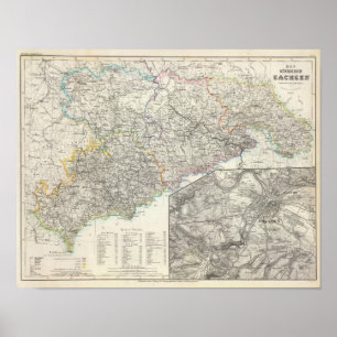 Sachsen, Dresden Deutschland Poster