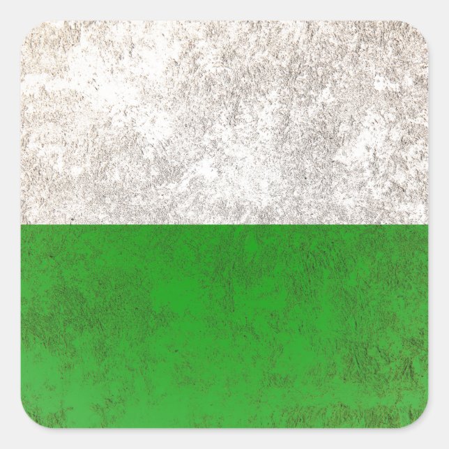 Sachsen Quadratischer Aufkleber (Vorderseite)