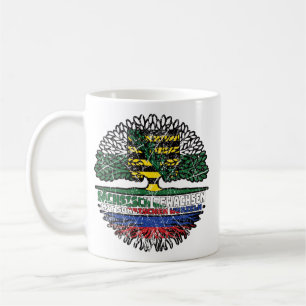 Sachsen Sächsisch Sorbisch Sorben Baum Wurzel Flag Kaffeetasse