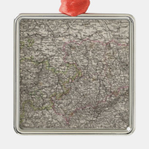Sachsen, Thuringen und Anliegerstaat Ornament Aus Metall