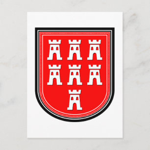 Sachsen-Zeichen Postkarte