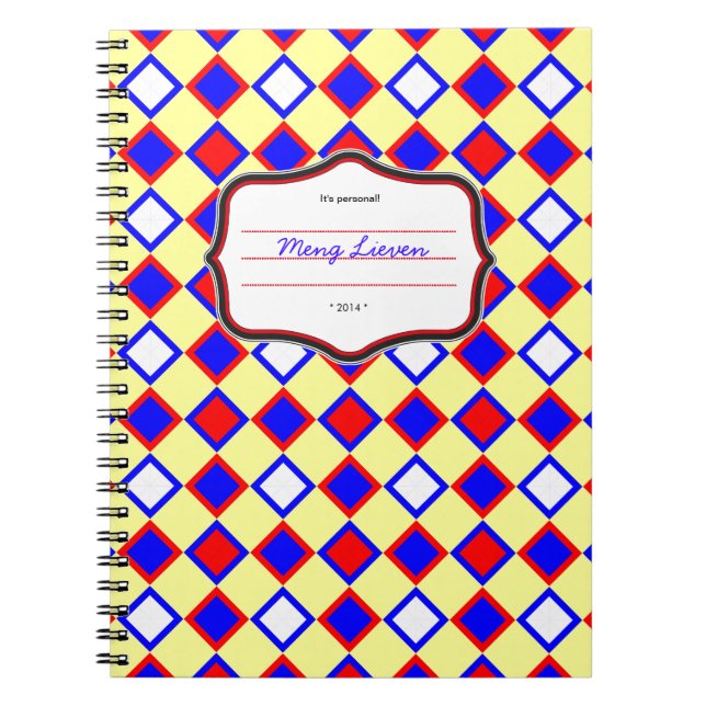 sächsische Farben Notizblock (Vorderseite)