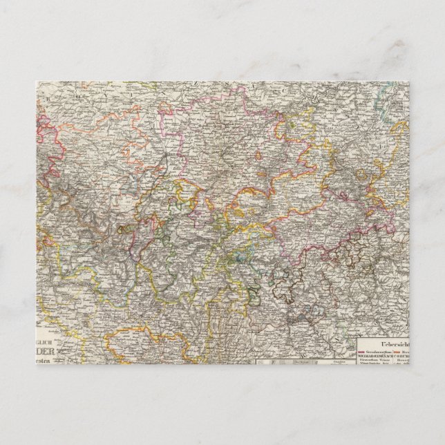 Sachsischen Lander Postkarte (Vorderseite)