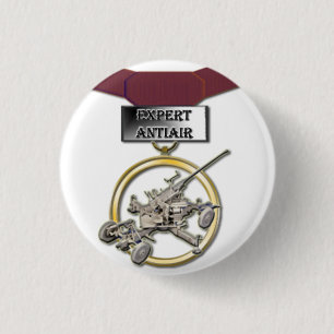 Sachverständiger Antiair Medaillenknopf Button