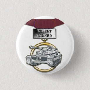 Sachverständiger Tankermedaillenknopf Button
