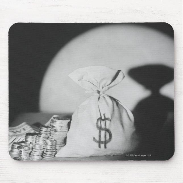 Sack Geld Mousepad (Vorne)