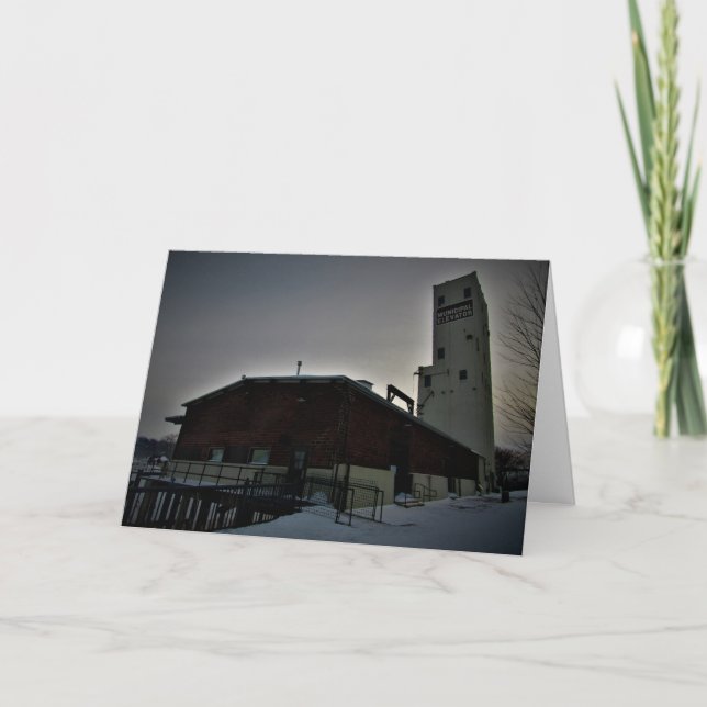 "Sack House" Weihnachtskarte Karte (Vorderseite)