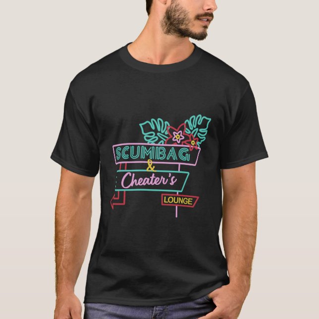 Sack und Cheater-Lounge T-Shirt (Vorderseite)
