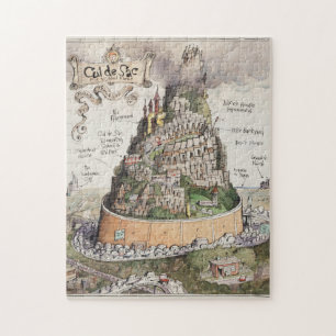 Sackgasse und angrenzendes Platz-Puzzlespiel Puzzle