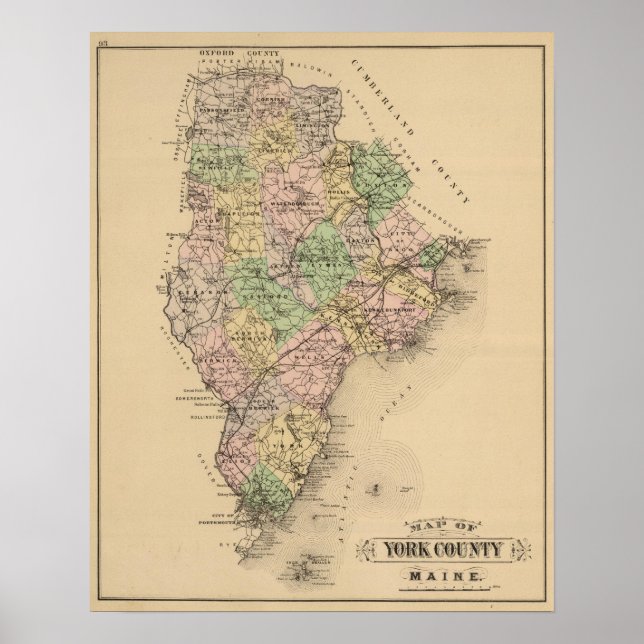 Saco, Biddeford Poster (Vorne)