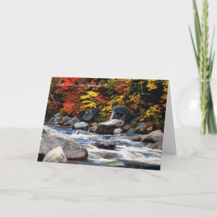 Saco River, New Hampshire Note or Greeting Card Karte