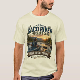Saco River Paddlers Club Fryeburg Maine Teen T-Shi T-Shirt