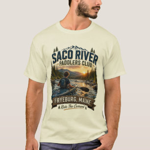 Saco River Paddlers Club Fryeburg Maine Teenager T-Shirt